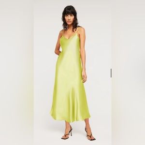 Ginia Delilah Slip in Electric Lime